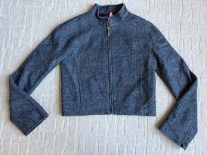 Carolina Herrera Mainline Baby Alpaca Knit Full-Zip Sweater Cardigan Womens